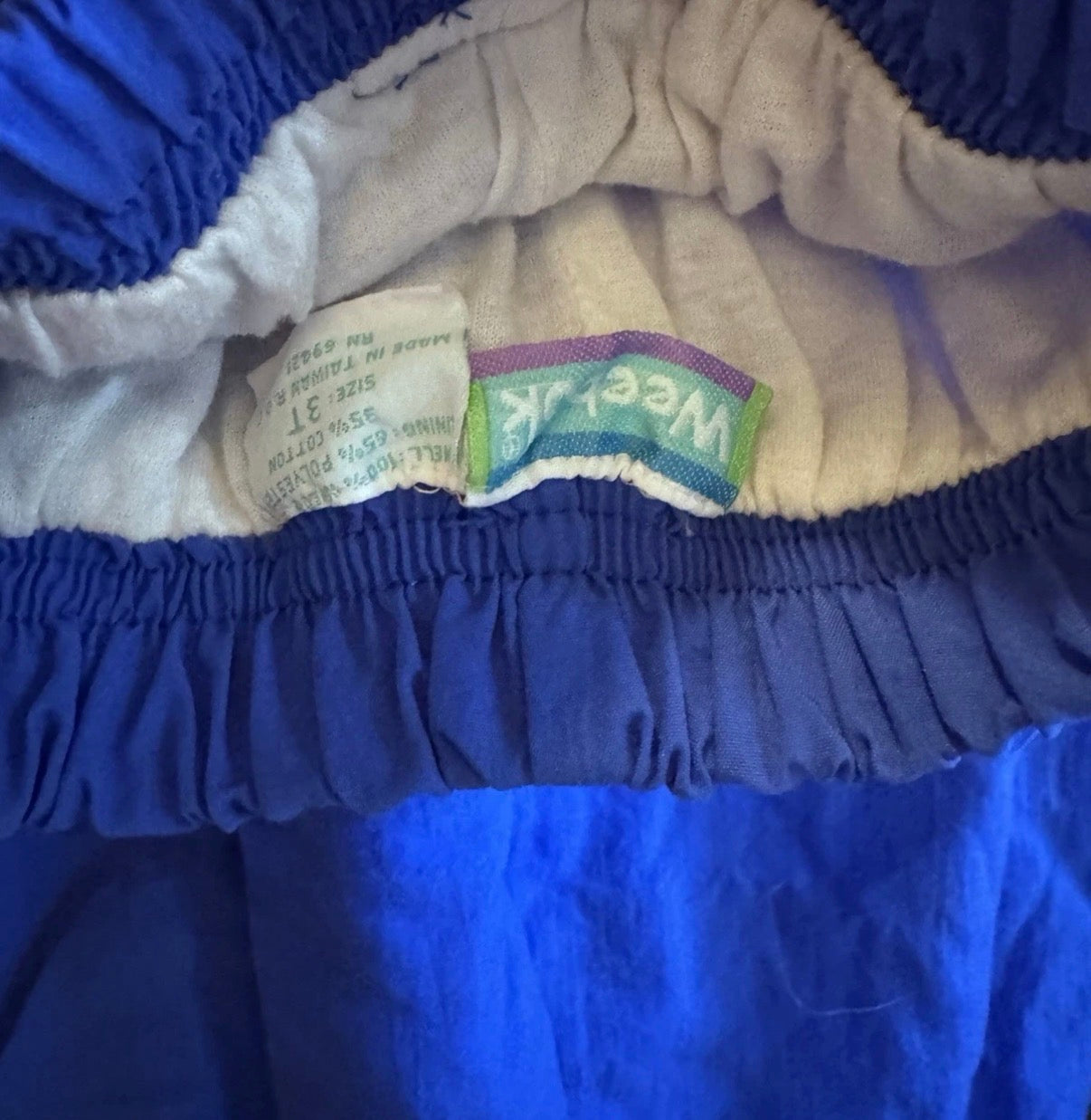 Vintage 90s Y2K WEEBOK By REEBOK Track Suit 3T Patriotic USA America Flag