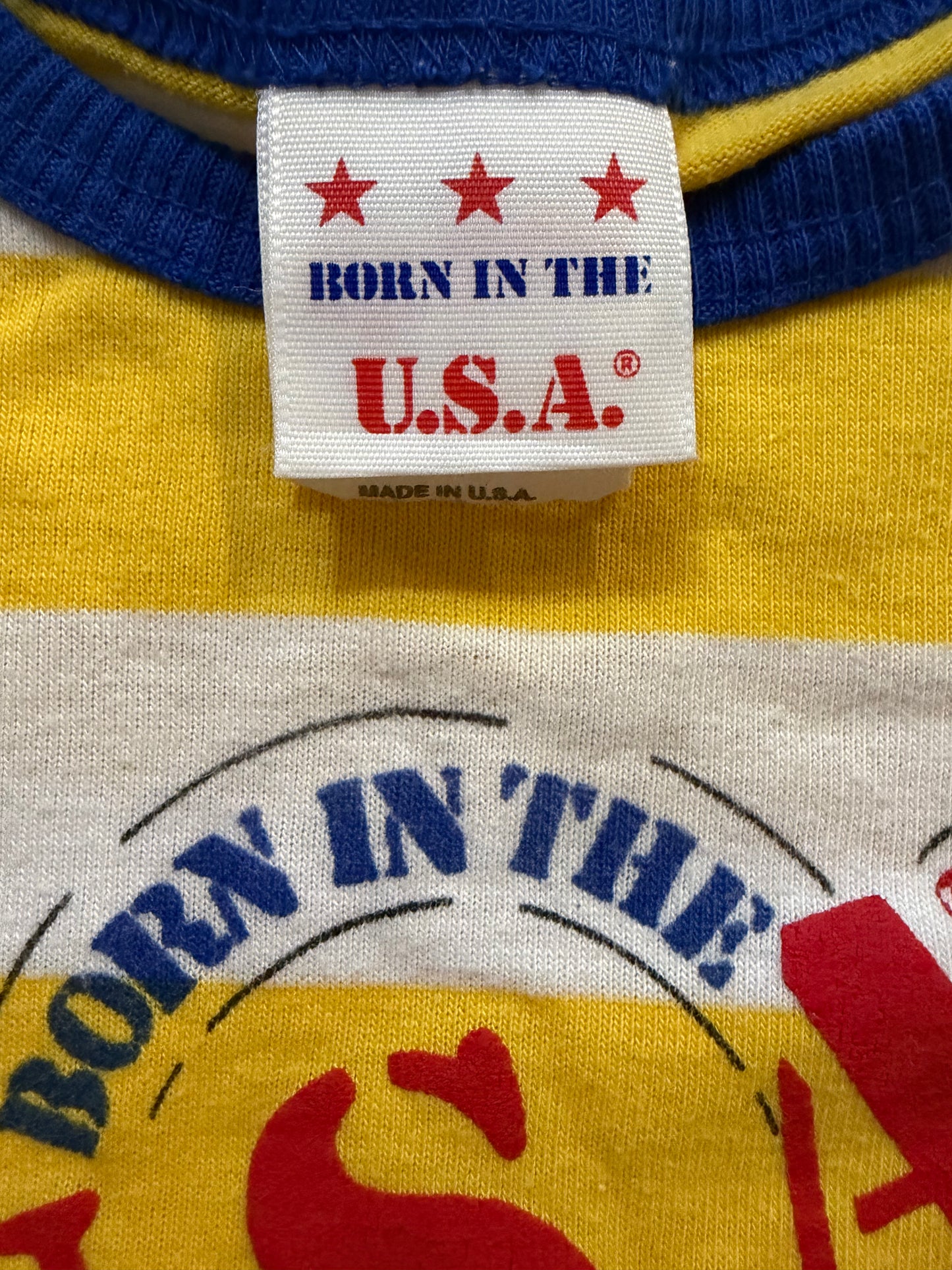 Vintage Born in the USA 90s Shirt 4T