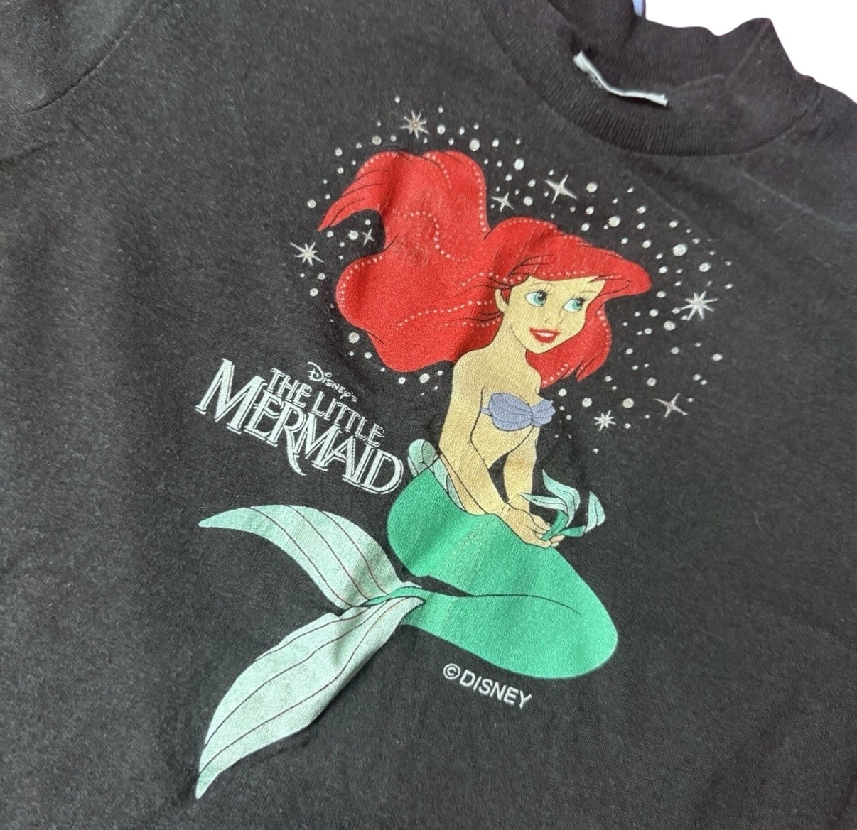 Vintage 90s Disney The Little Mermaid Movie Promo Fun Stuff T Shirt Kids