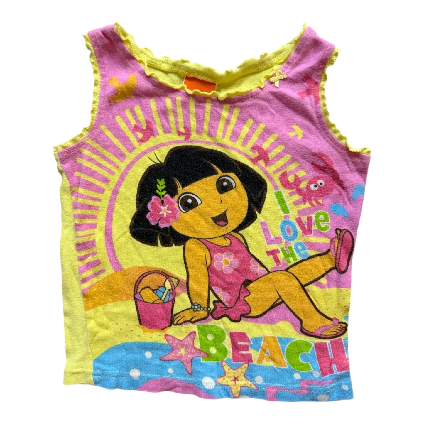 Vintage Y2K 2008 Dora the Explorer PJ Top