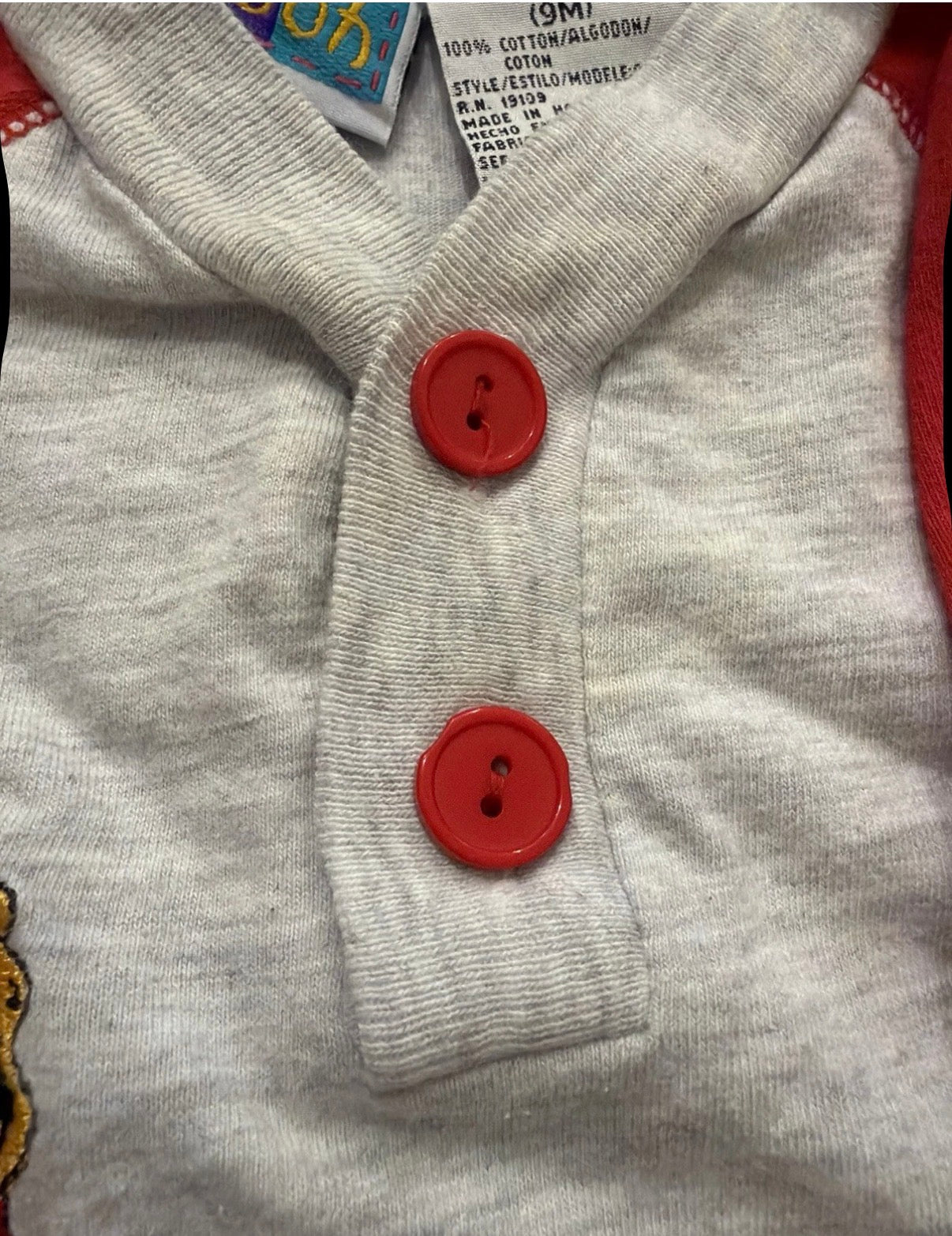 Vintage Y2K 90s Disney Winnie The Pooh Romper 9M Embroidered Tigger Pooh