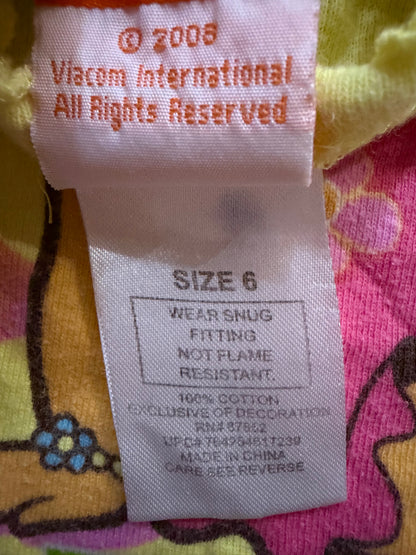 Vintage Y2K 2008 Dora the Explorer PJ Top